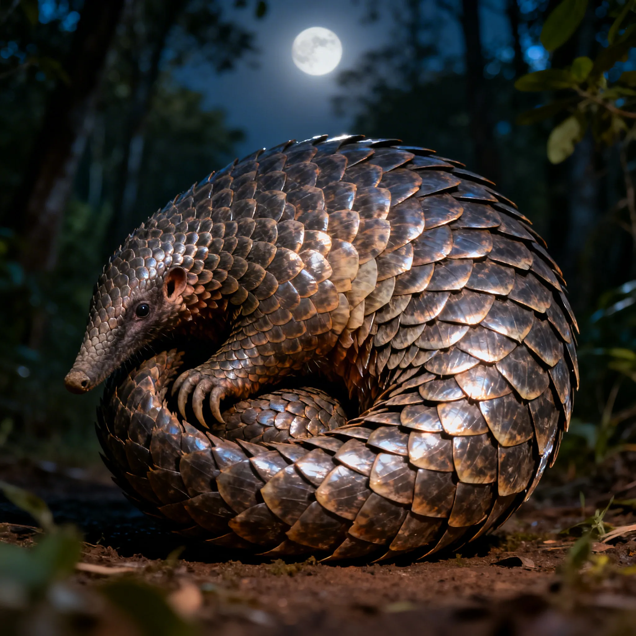 Pangolin: It is the only mammal covered in scales. 🧐