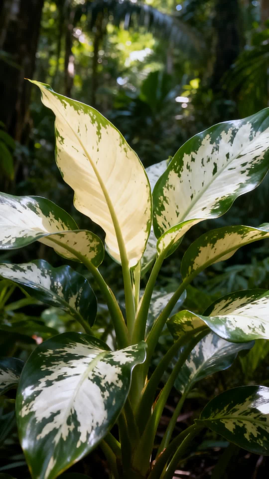 ⁣The Hidden World of the Dieffenbachia