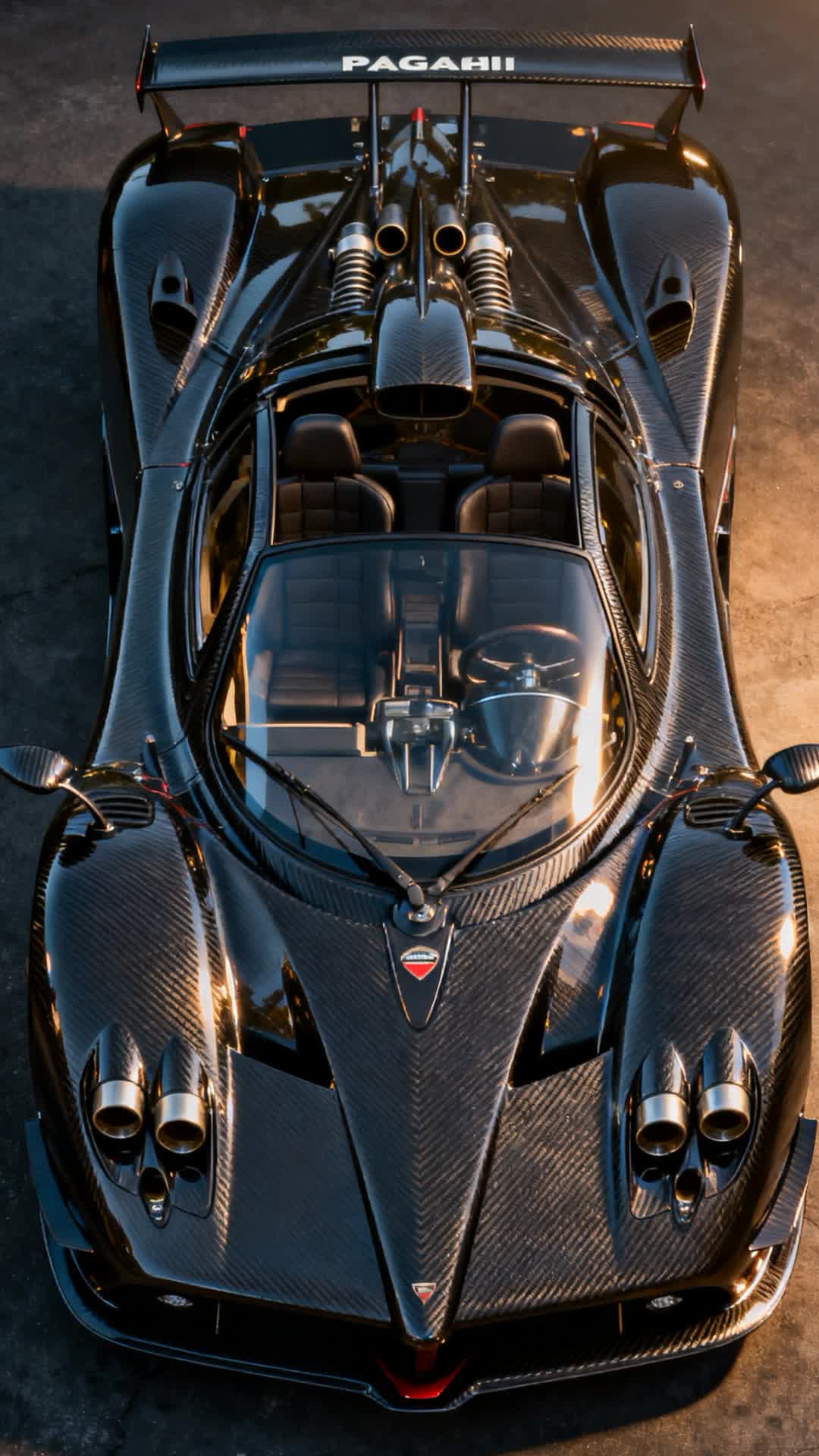 Pagani Zonda'un Sesi Bile Efsane