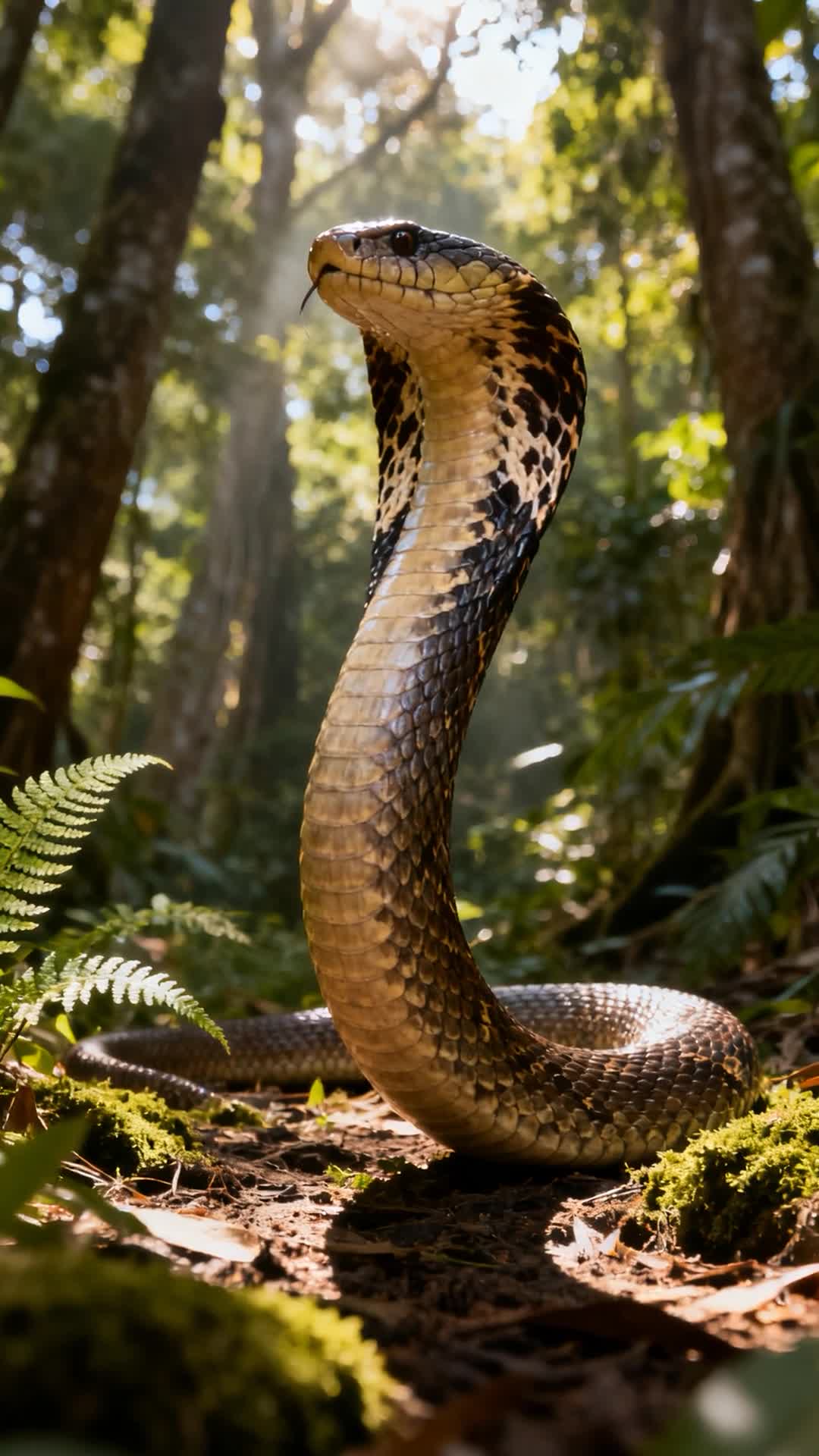 ⁣The Truth About King Cobra's Snake Eater