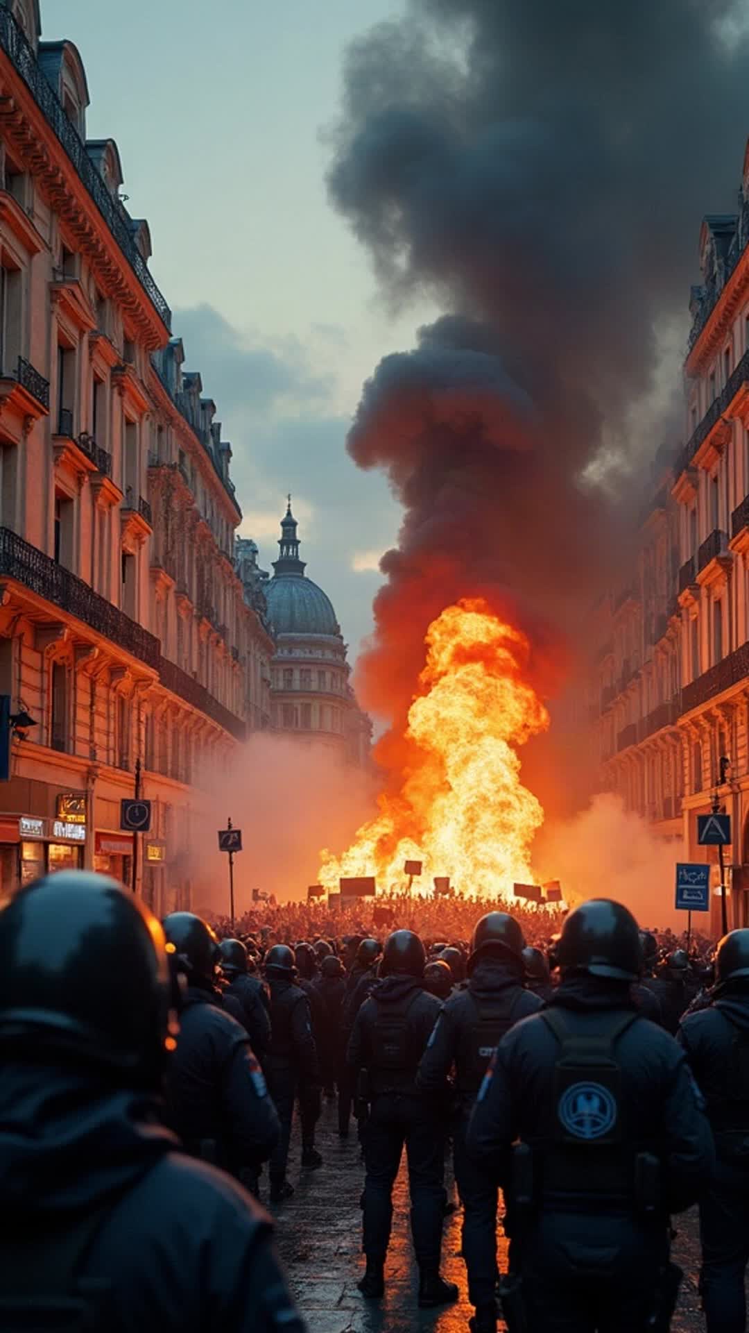 Mass Protests and Unrest Erupt Across France