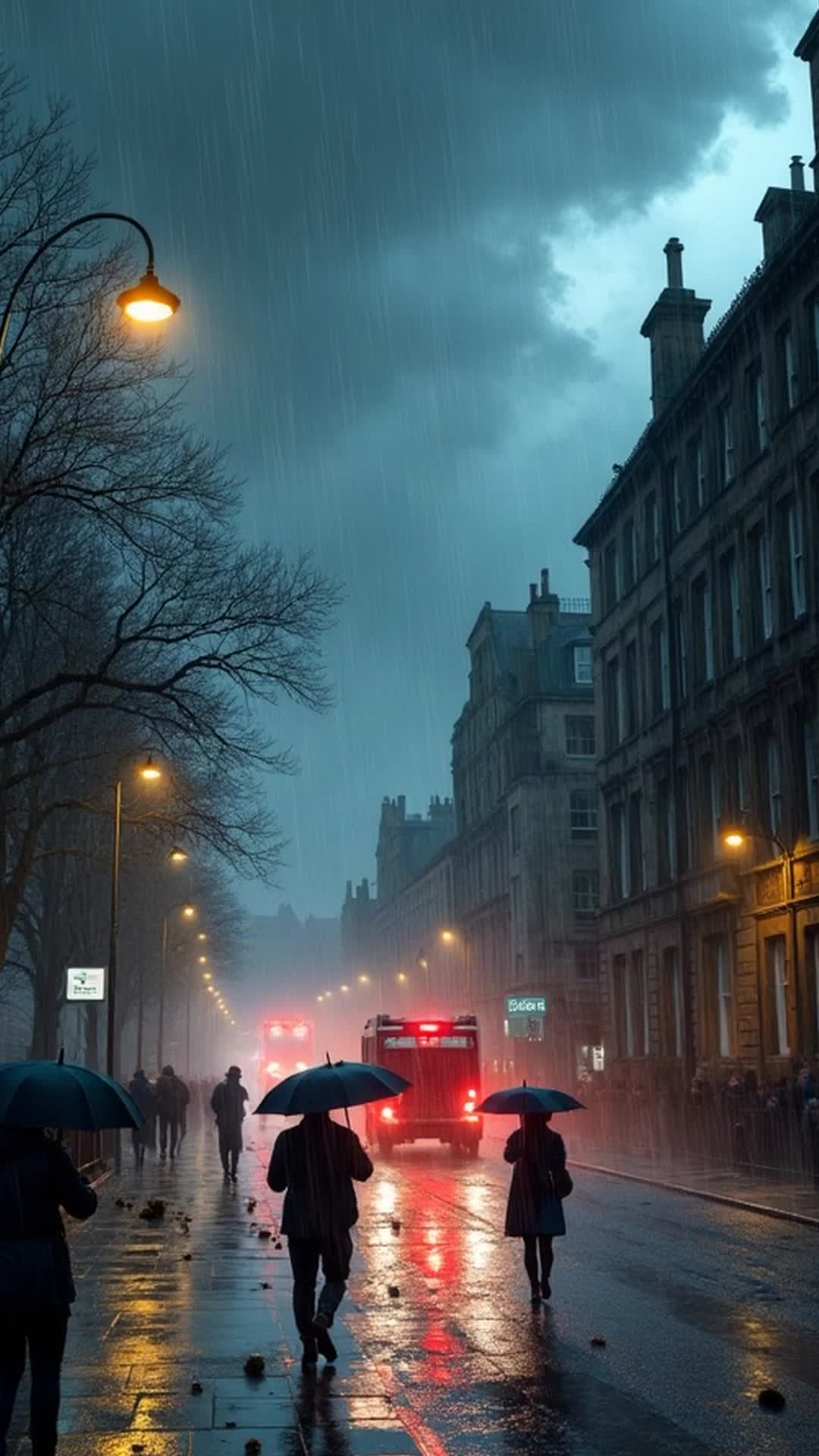 ⁣Storm Boelo İskoçya'da Şiddetli Fırtına Uyarısı
