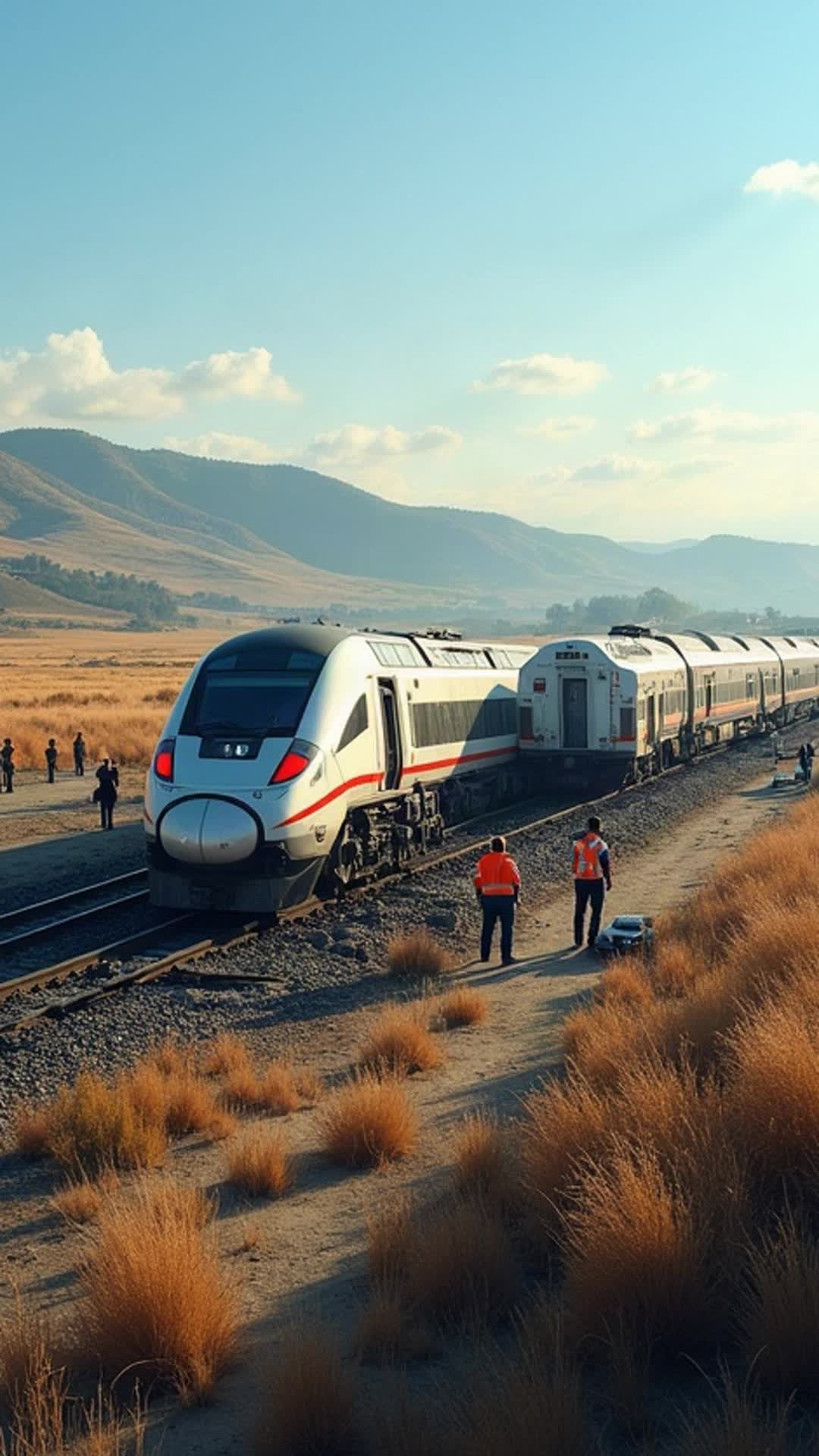 ⁣Spain Train Collision Leaves Dozens Dead