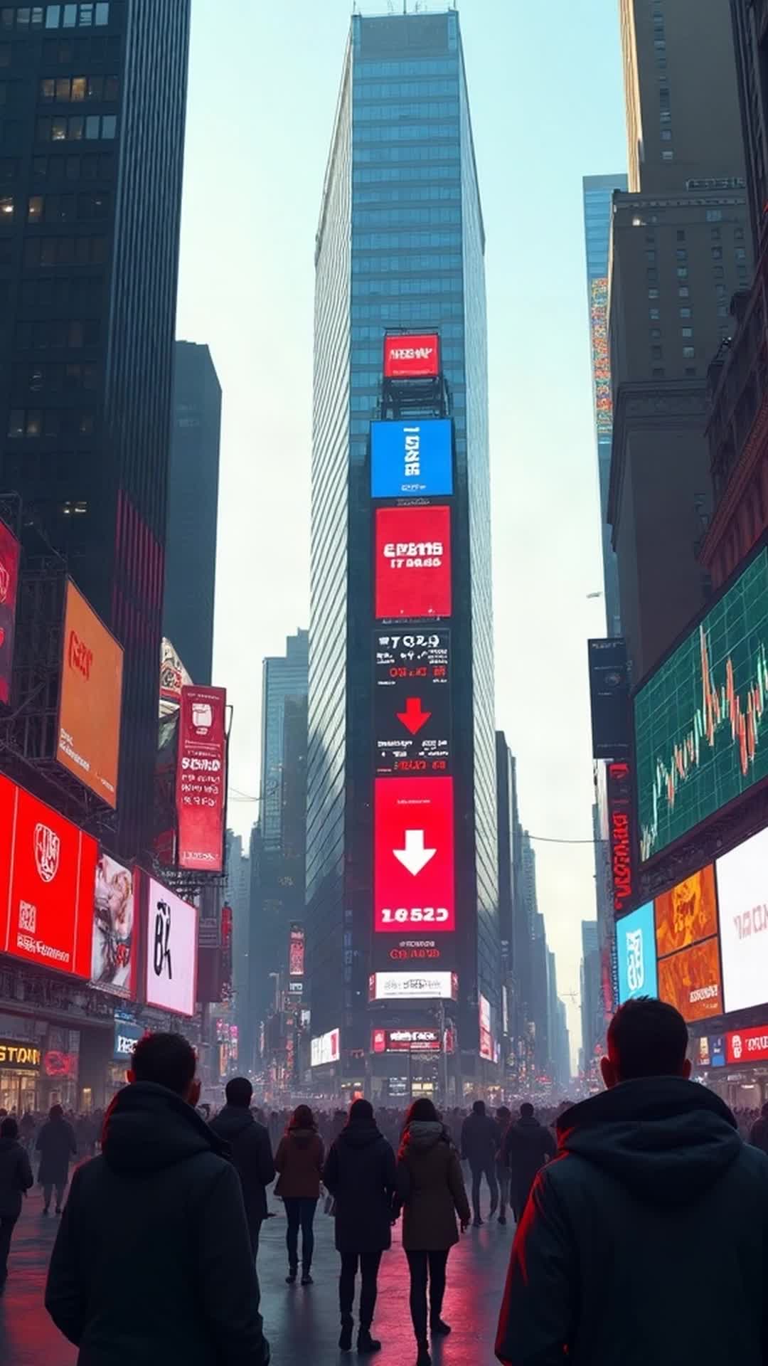 ⁣Nasdaq'ta Sert Düşüş: Piyasalarda Endişe Hâkim
