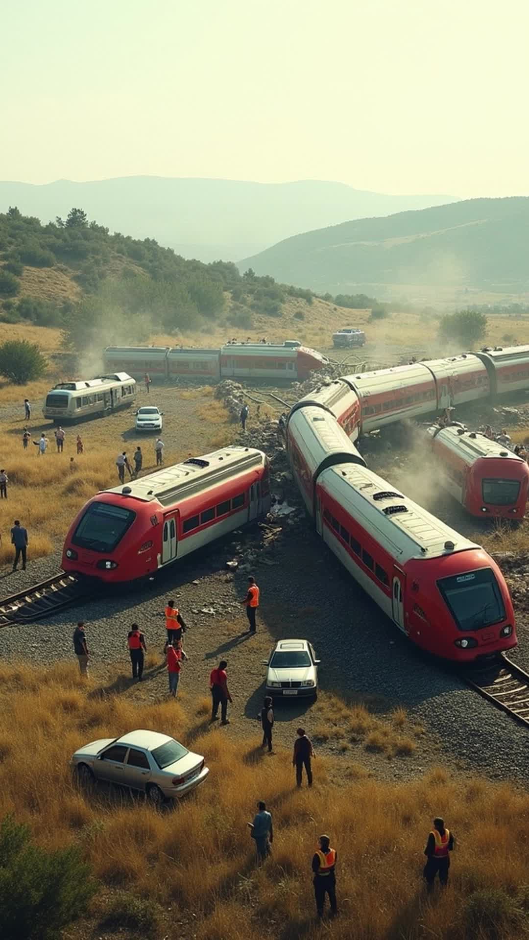⁣İspanya'da Yüksek Hızlı Tren Kazası: En Az 68 Ölü