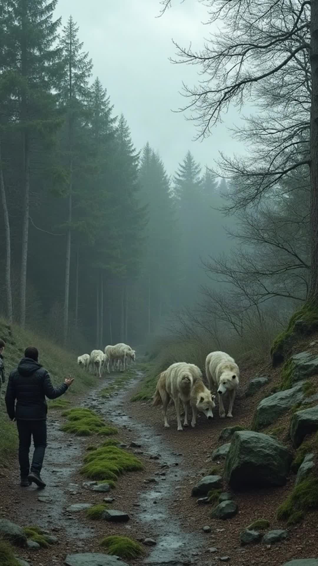 ⁣Almanya'daki Yaban Hayatı Parkında Kurt Saldırısı İddiası