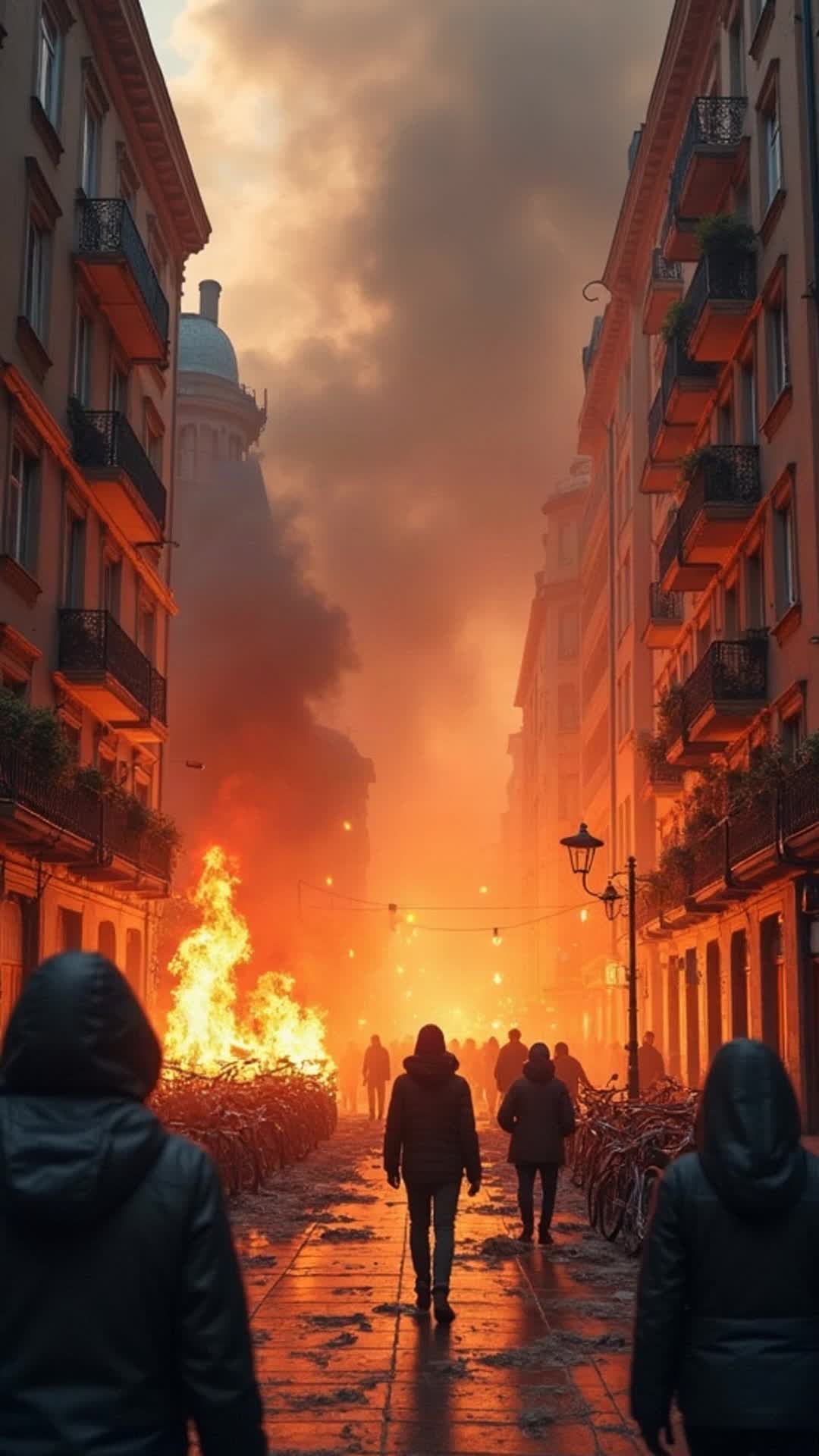⁣France Deploys Troops Amid Anticipated Unrest