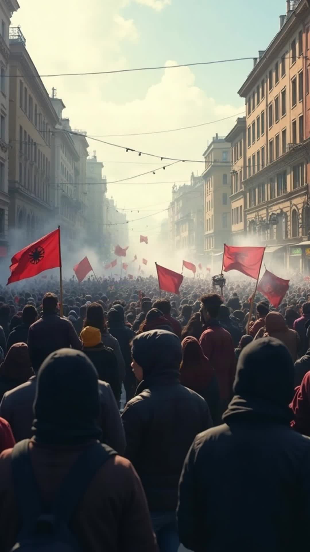 Violent Student Protests Plunge Tirana Into Chaos